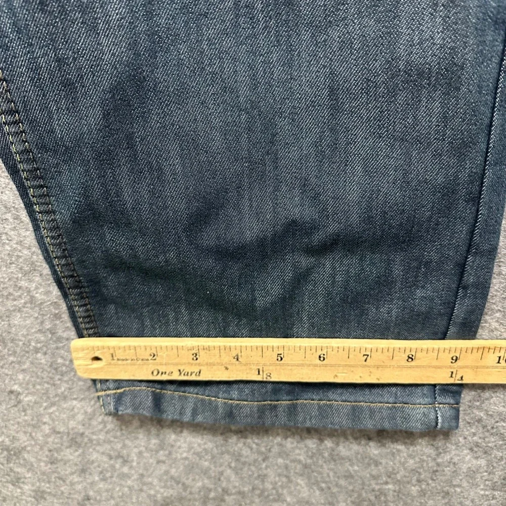 NEW PD&C Jeans Mens 46x32 Blue Milano Straight‎ Leg Denim Pants New